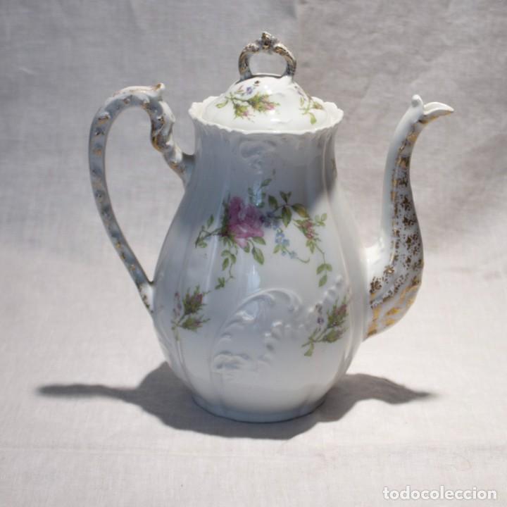 Antig&uuml;edades: Cafetera porcelana - Foto 3