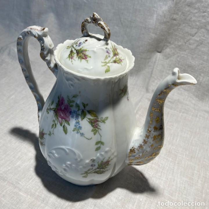Antig&uuml;edades: Cafetera porcelana - Foto 4