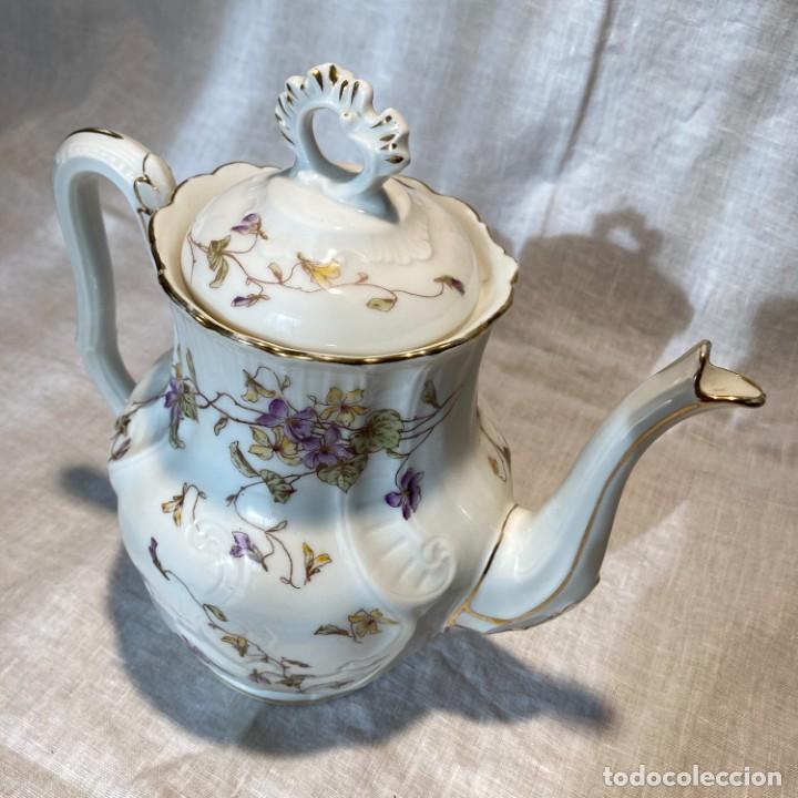 Antig&uuml;edades: Cafetera porcelana LIMOGES - Foto 4