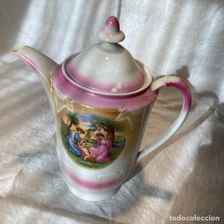 Antig&uuml;edades: Cafetera porcelana - Foto 3