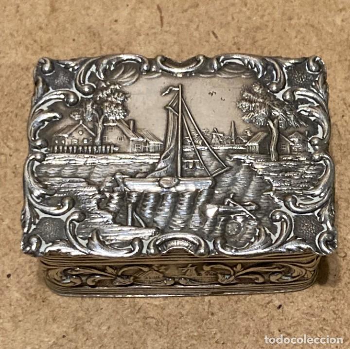 Antig&uuml;edades: Lote de 12 cajas de plata - Foto 35