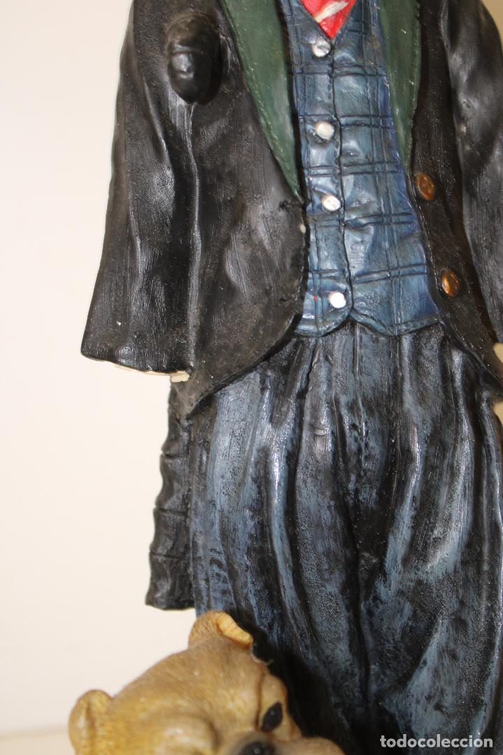 Antig&uuml;edades: figura charles chaplin con perro - Foto 4