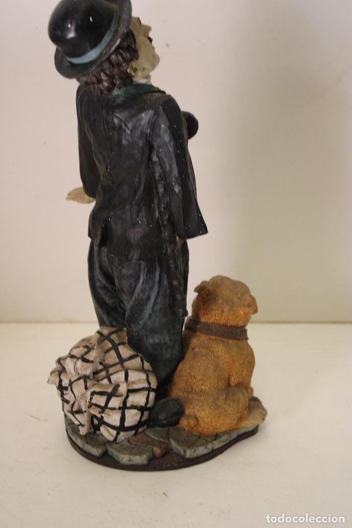 Antig&uuml;edades: figura charles chaplin con perro - Foto 5