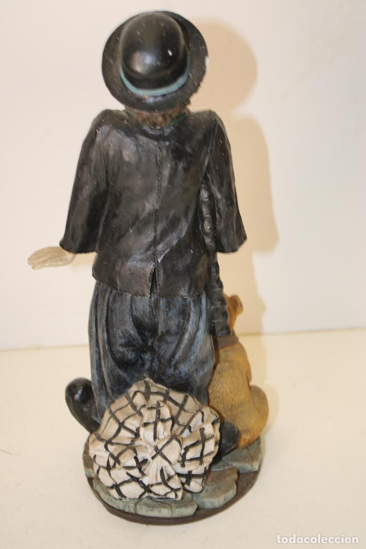 Antig&uuml;edades: figura charles chaplin con perro - Foto 6