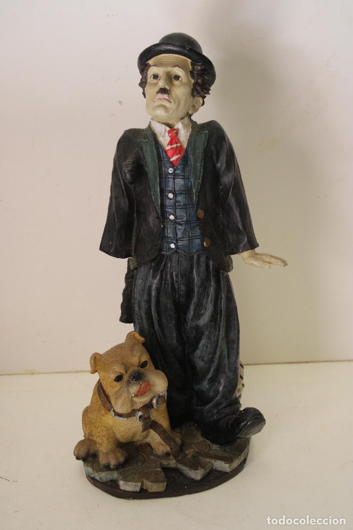 Antig&uuml;edades: figura charles chaplin con perro - Foto 7