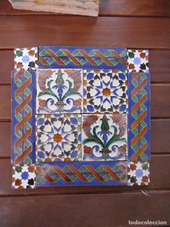 Antig&uuml;edades: Composicion azulejos Pickman (La Cartuja) - Foto 1