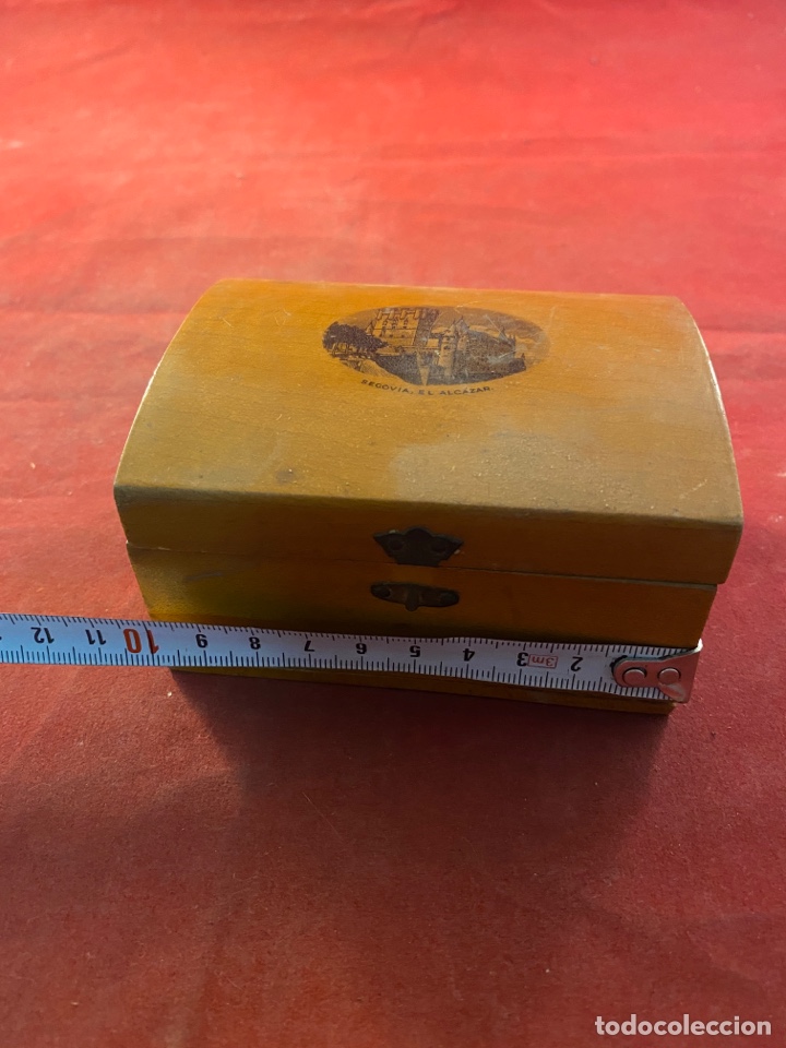 Antig&uuml;edades: Caja madera SEGOVIA EL ALCAZAR - Foto 5
