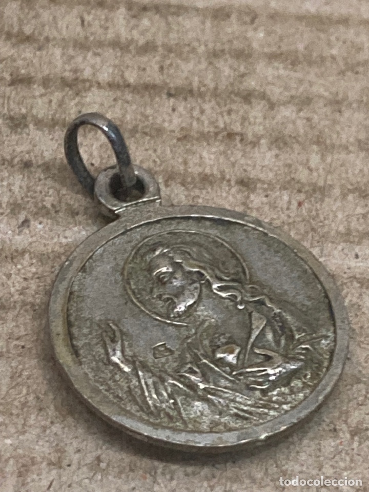 Antig&uuml;edades: Medalla de plata religiosa - Foto 2