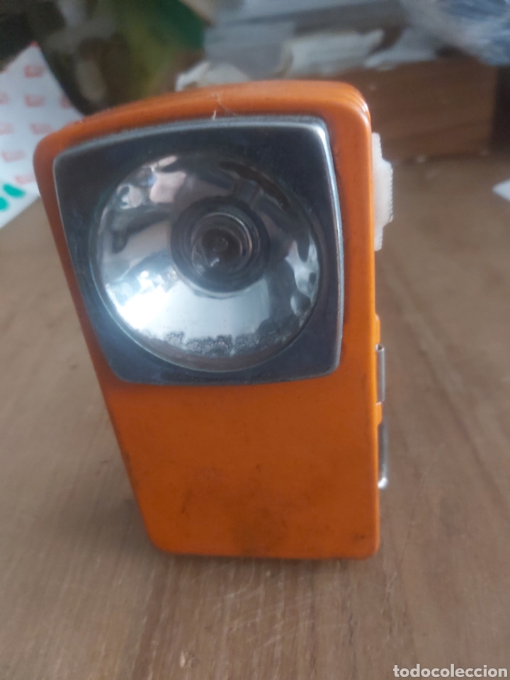 Antig&uuml;edades: Linterna vintage bolsillo petaca - Foto 1