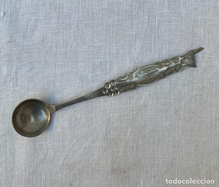 Antig&uuml;edades: Cucharilla alpaca - Foto 1