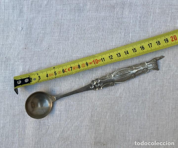 Antig&uuml;edades: Cucharilla alpaca - Foto 2