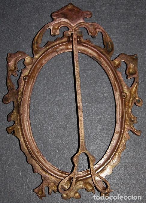 Antig&uuml;edades: MARCO DE BRONCE ESTILO BARROCO-04 - Foto 2