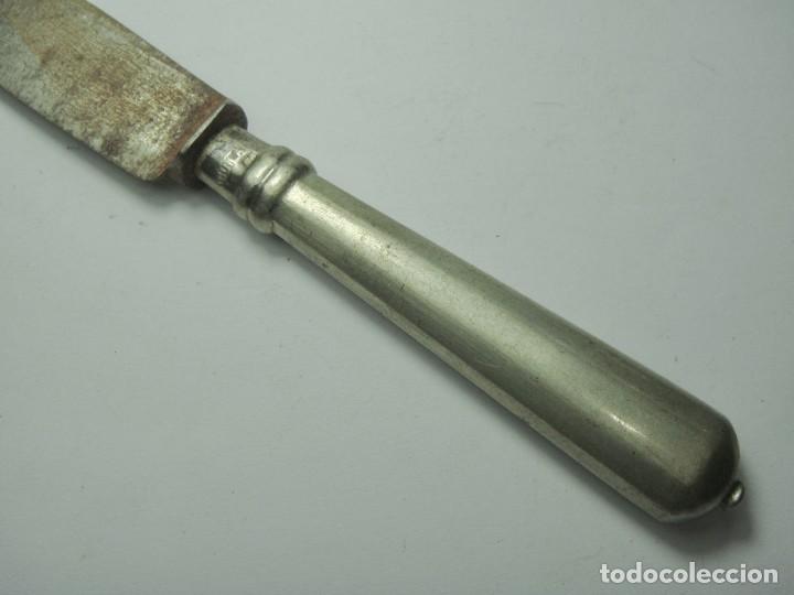 Antig&uuml;edades: Cuchillo antiguo con mango de plata &middot; ca. 1880&ndash;1920 - Foto 2
