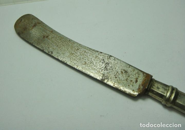 Antig&uuml;edades: Cuchillo antiguo con mango de plata &middot; ca. 1880&ndash;1920 - Foto 4