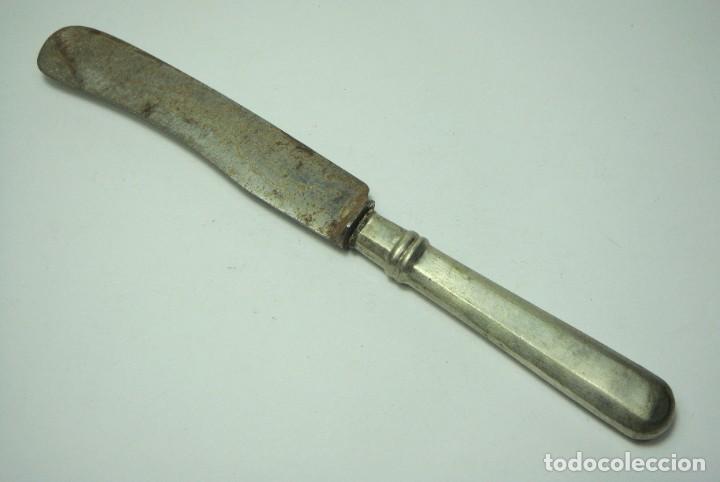 Antig&uuml;edades: Cuchillo antiguo con mango de plata &middot; ca. 1880&ndash;1920 - Foto 5