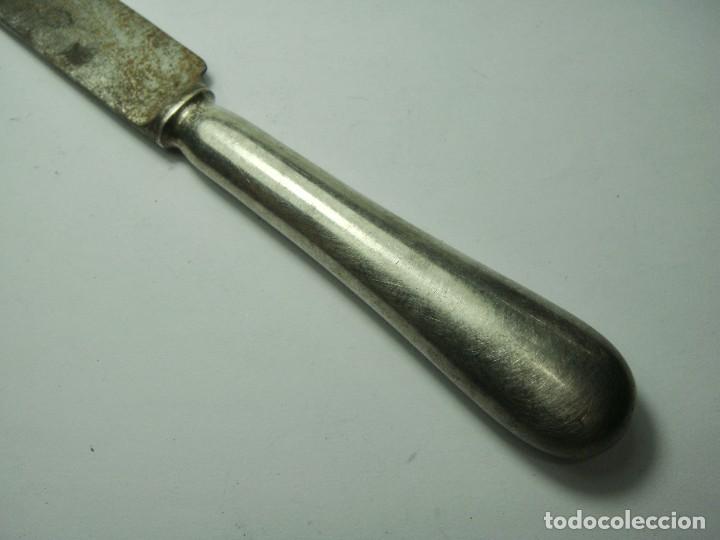 Antig&uuml;edades: Cuchillo antiguo con mango de plata &middot; ca. 1880&ndash;1910 - Foto 2