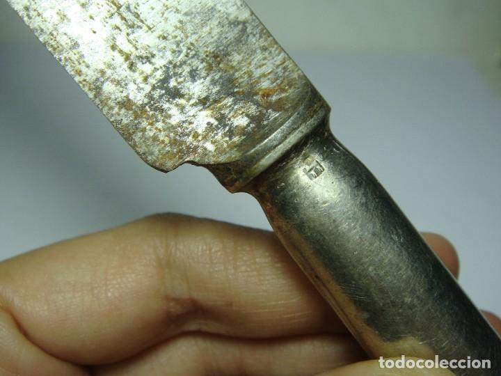 Antig&uuml;edades: Cuchillo antiguo con mango de plata &middot; ca. 1880&ndash;1910 - Foto 5