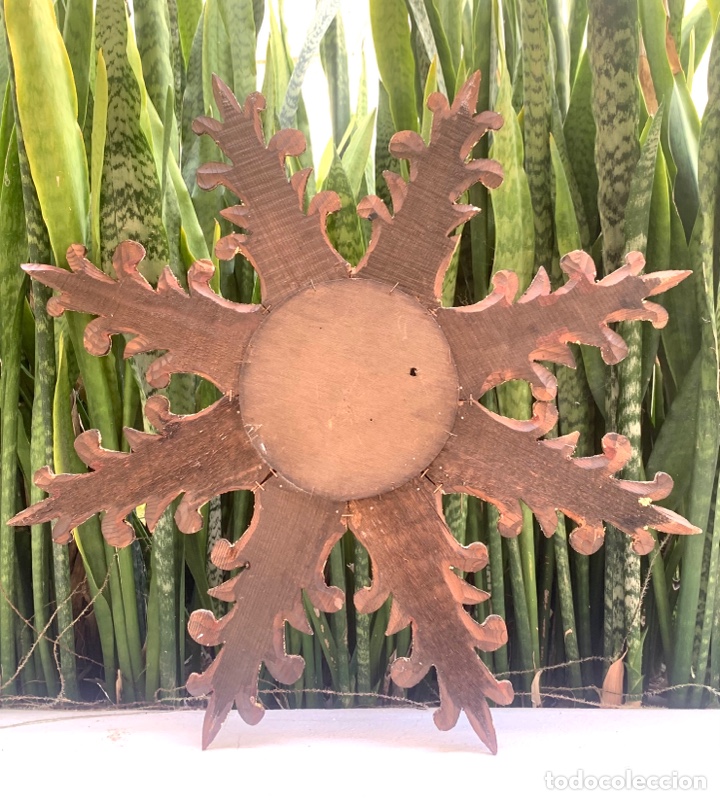 Antig&uuml;edades: ESPEJO SOL MADERA - Foto 11