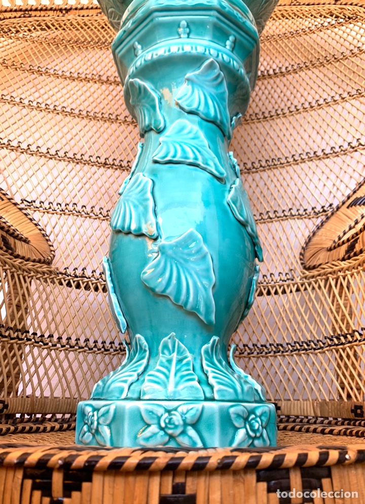 Antig&uuml;edades: PEDESTAL Y MACETERO DE MANISES - Foto 4