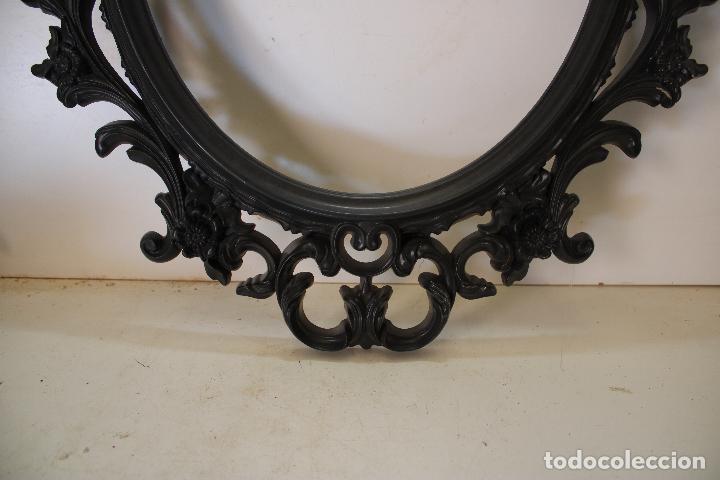 Antig&uuml;edades: marco ovalado negro - Foto 6