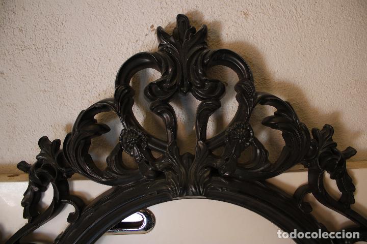 Antig&uuml;edades: marco ovalado negro - Foto 7