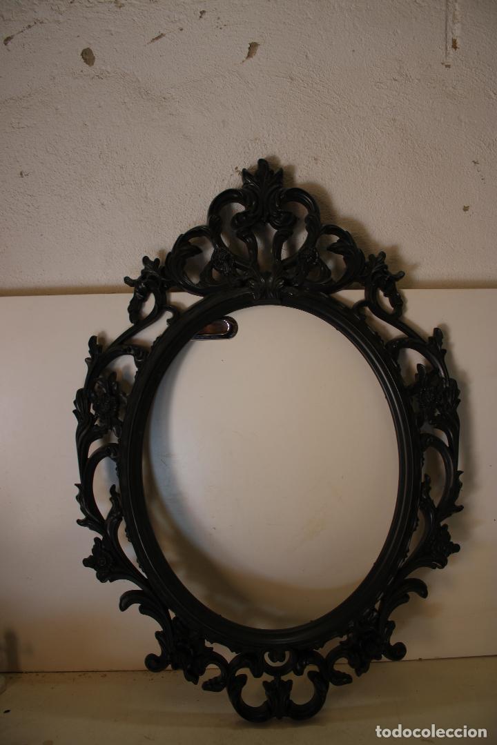 Antig&uuml;edades: marco ovalado negro - Foto 8