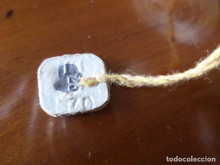 Antig&uuml;edades: ROLLO DE SEDA FLOREADO ANTIGUO - Foto 12