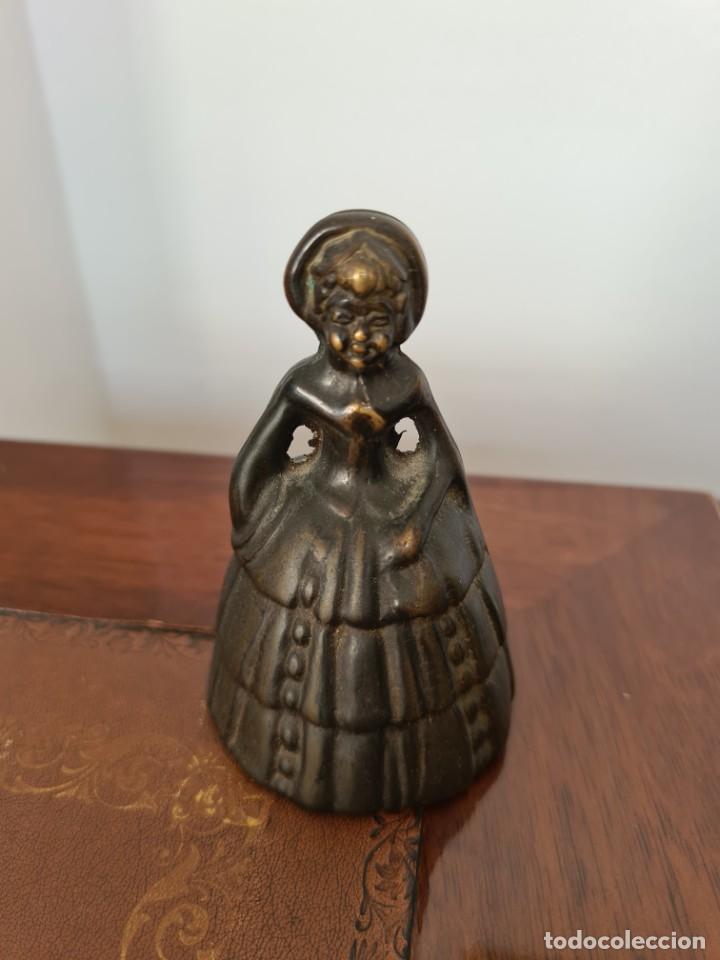 Antig&uuml;edades: CAMPANILLA ANTIGUA DE BRONCE - Foto 1