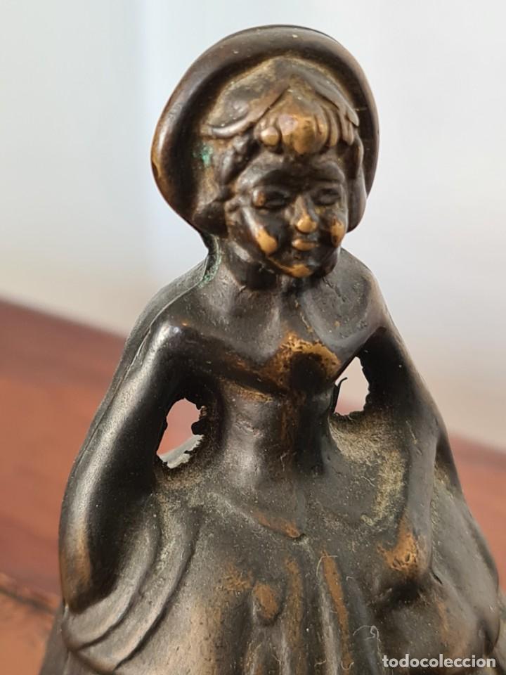 Antig&uuml;edades: CAMPANILLA ANTIGUA DE BRONCE - Foto 3