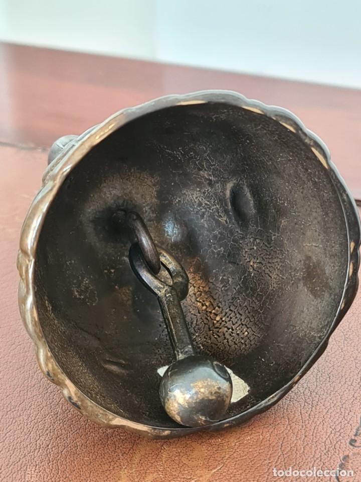 Antig&uuml;edades: CAMPANILLA ANTIGUA DE BRONCE - Foto 4