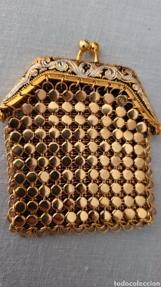 Antig&uuml;edades: MONEDERO VINTAGE DORADO - Foto 4