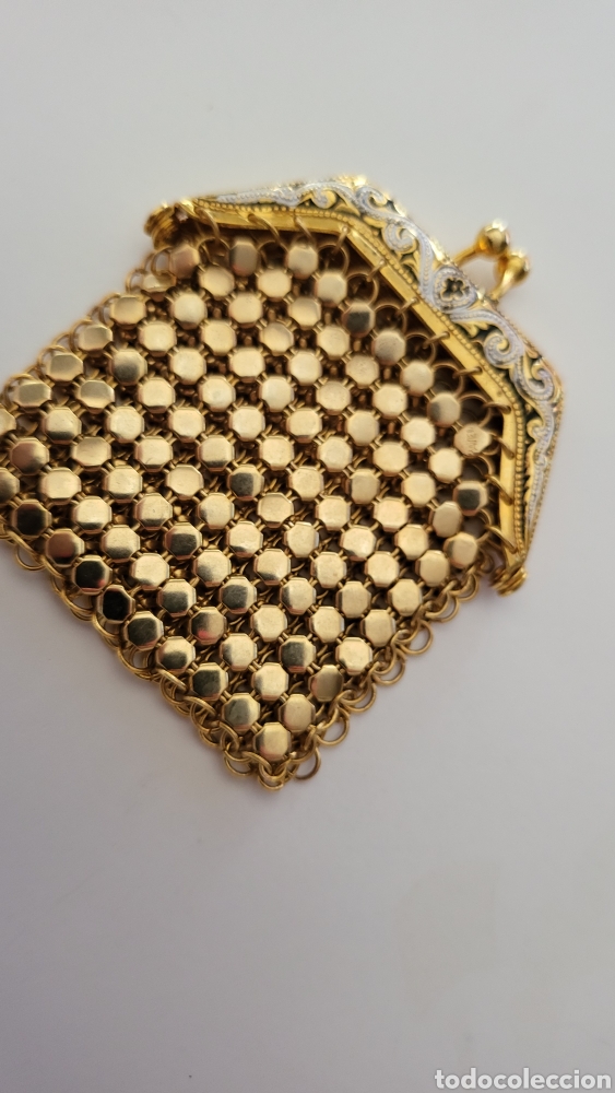 Antig&uuml;edades: MONEDERO VINTAGE DORADO - Foto 6