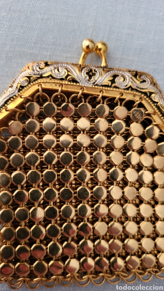 Antig&uuml;edades: MONEDERO VINTAGE DORADO - Foto 2