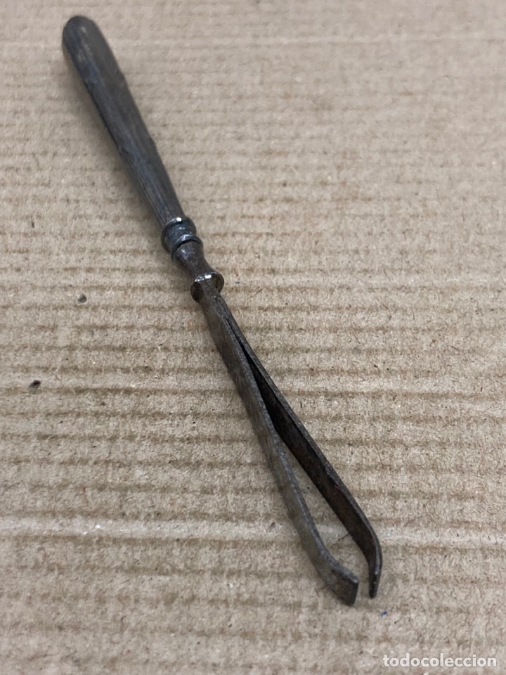 Antig&uuml;edades: Pinza de plata antigua - Foto 1