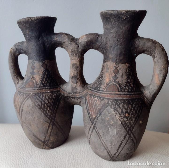 Antig&uuml;edades: Doble vasija Berber siglo 19 - Foto 2