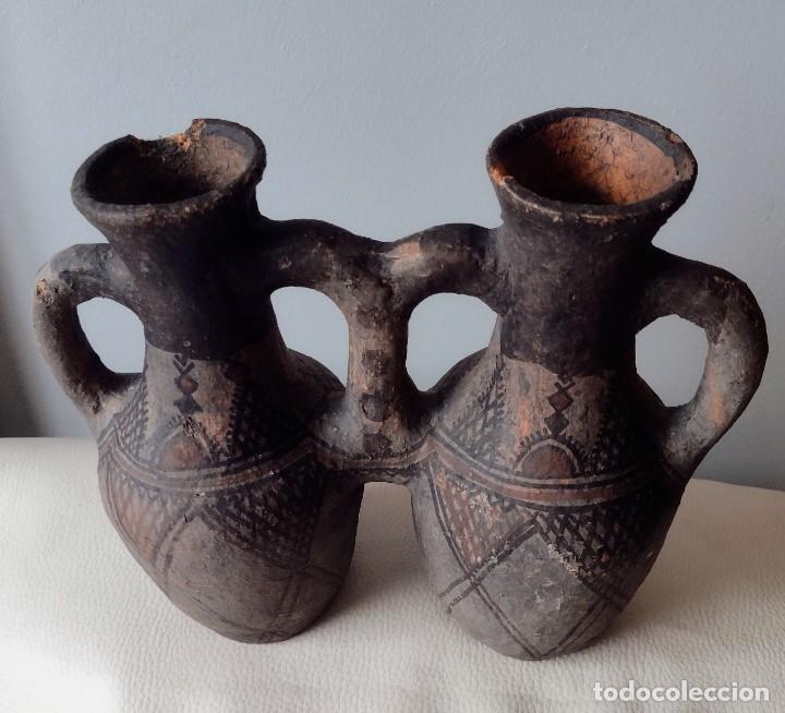 Antig&uuml;edades: Doble vasija Berber siglo 19 - Foto 3