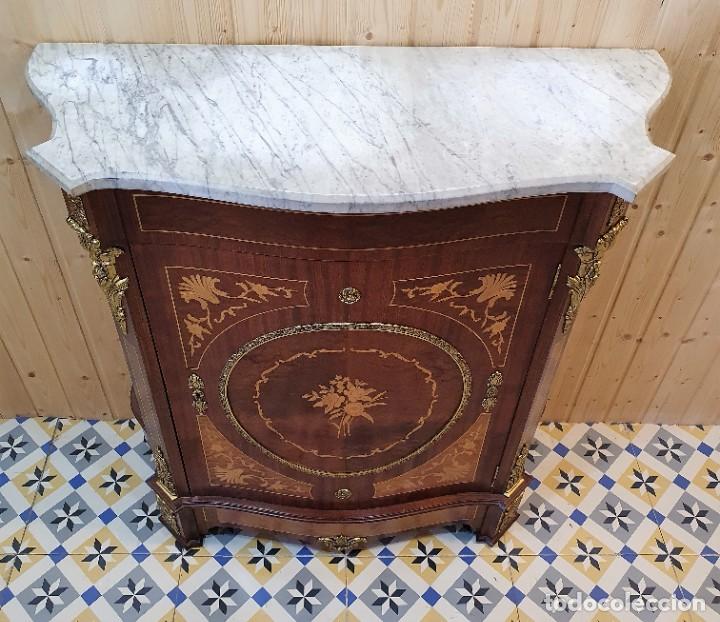 Antig&uuml;edades: ENTREDOS APARADOR CON MARMOL - Foto 3