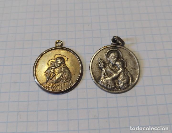Antig&uuml;edades: 2 medallas religiosas - Foto 1