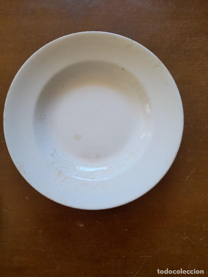 Antig&uuml;edades: Plato de China opaca 1925 - Foto 1