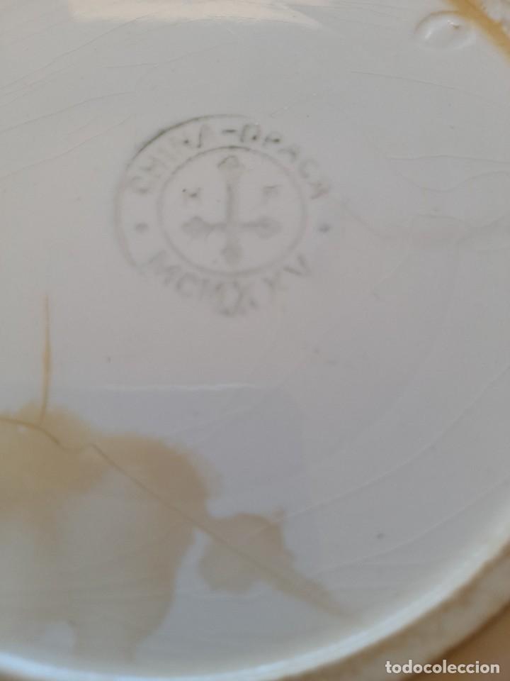 Antig&uuml;edades: Plato de China opaca 1925 - Foto 3