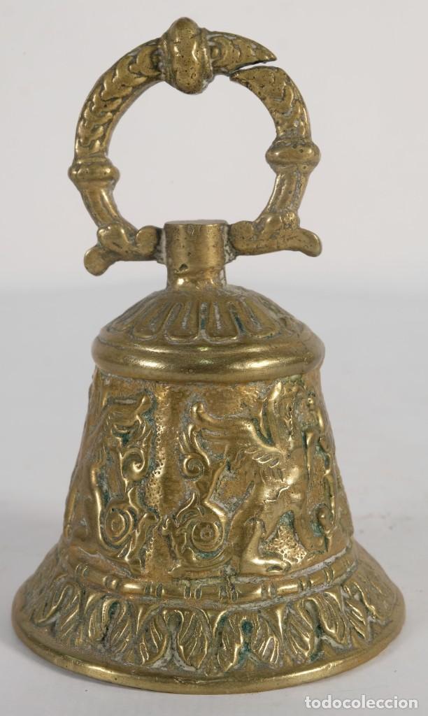 Antig&uuml;edades: Campana en bronce siglo XIX - Foto 1