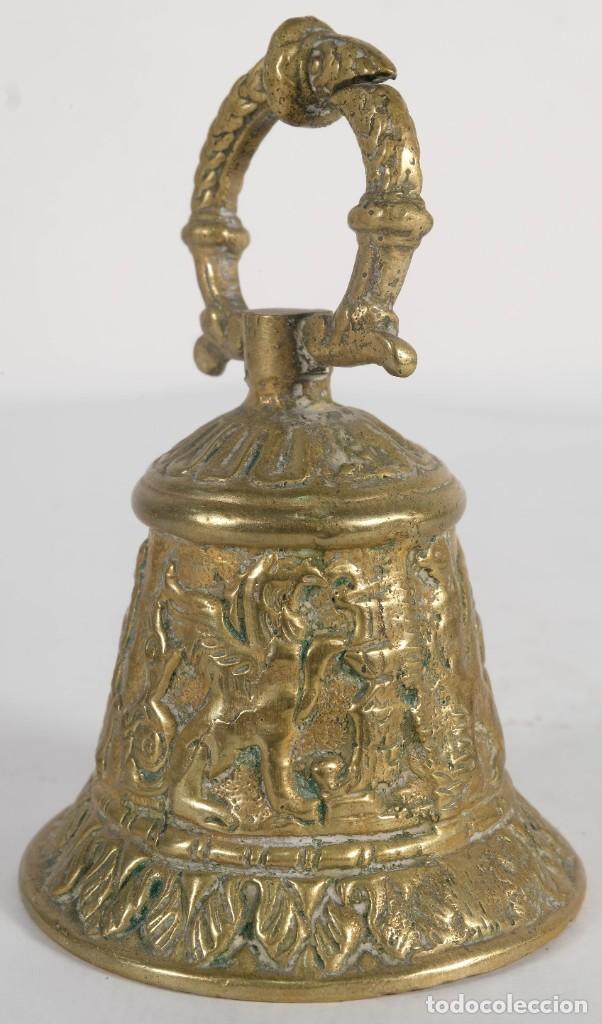 Antig&uuml;edades: Campana en bronce siglo XIX - Foto 2