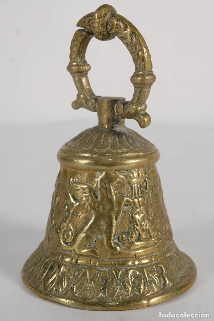 Antig&uuml;edades: Campana en bronce siglo XIX - Foto 4