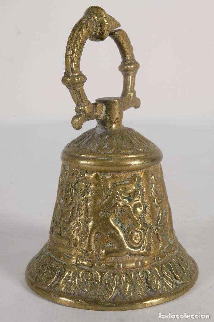 Antig&uuml;edades: Campana en bronce siglo XIX - Foto 5