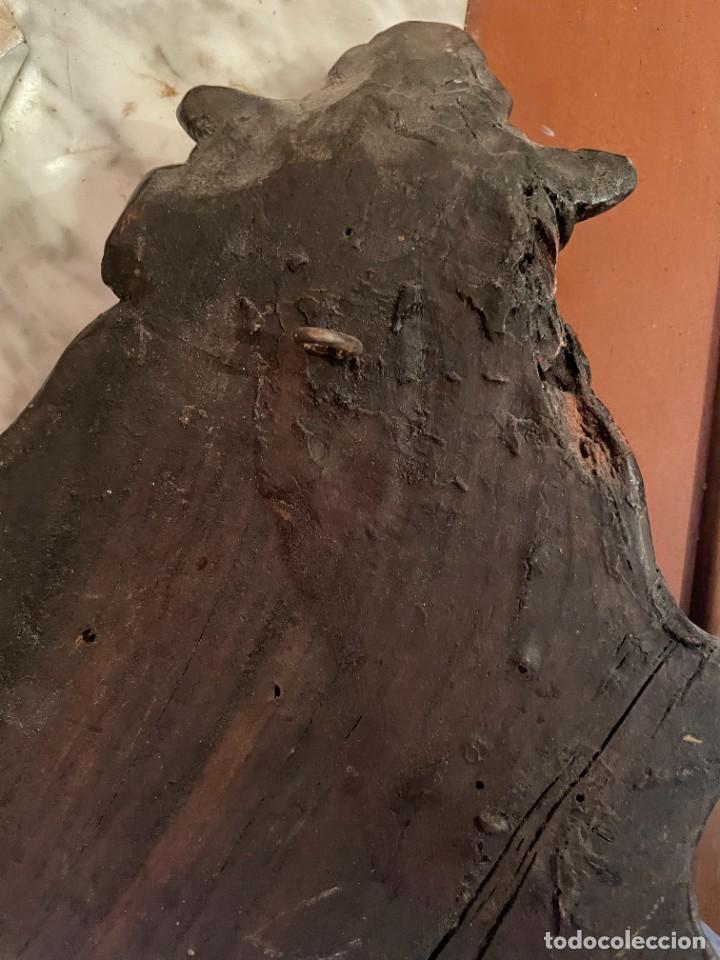 Antig&uuml;edades: Copete antiguo de madera - Foto 7