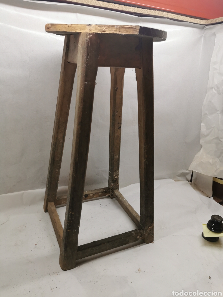 Antig&uuml;edades: Taburete alto - Foto 2
