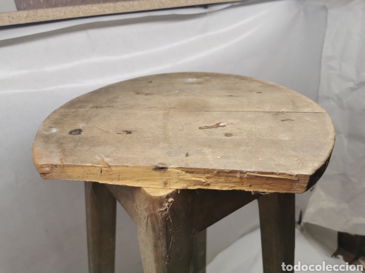 Antig&uuml;edades: Taburete alto - Foto 3