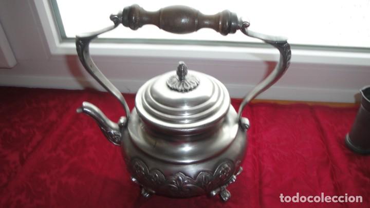 Oggetti Antichi: Tetera de esta&ntilde;o portugu&eacute;s