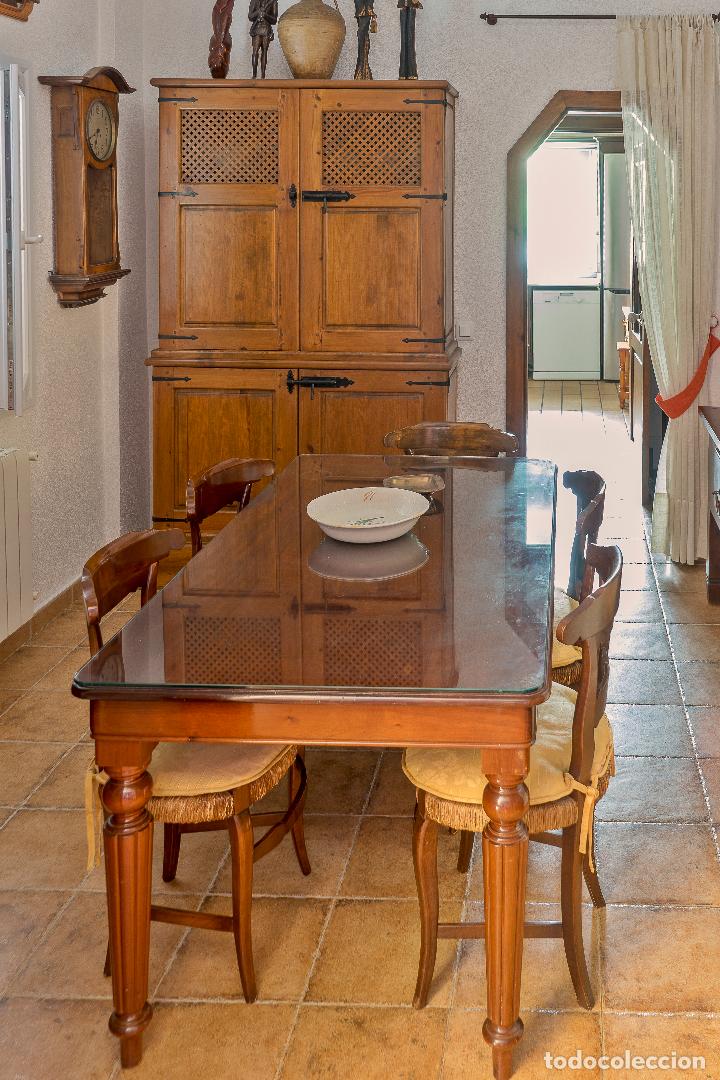 Antig&uuml;edades: Mesa de comedor en caoba - Foto 1