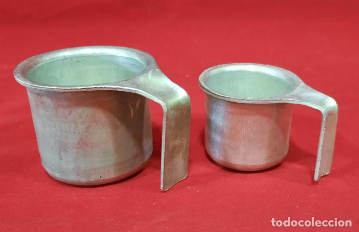 Antig&uuml;edades: MEDIDA EN ALUMINIO 5 cl y 1 dl - Foto 1